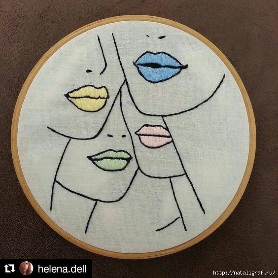 Вышивание: новые стежки и мотивы Вышивание: новые стежки и мотивы очумелые ручки