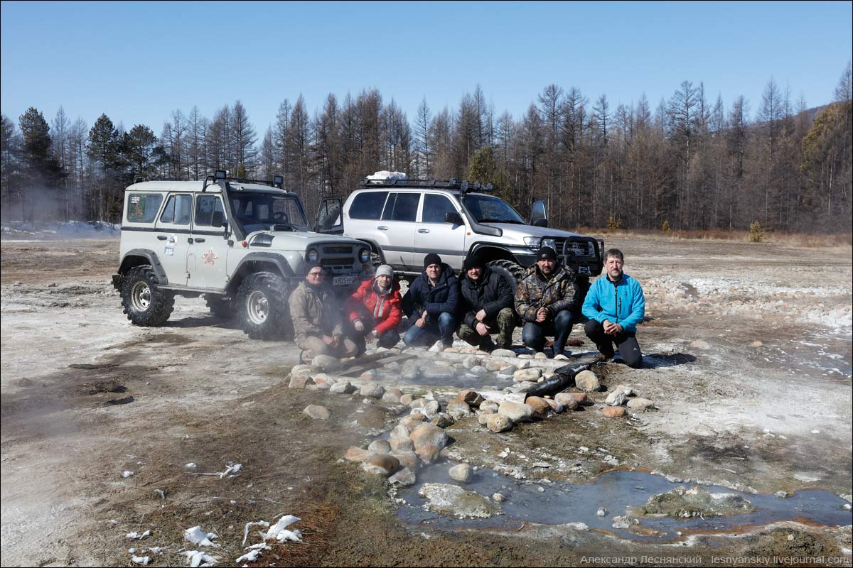 Пять физических состояний воды Уакита . Бурятия. Россия дальние дали
