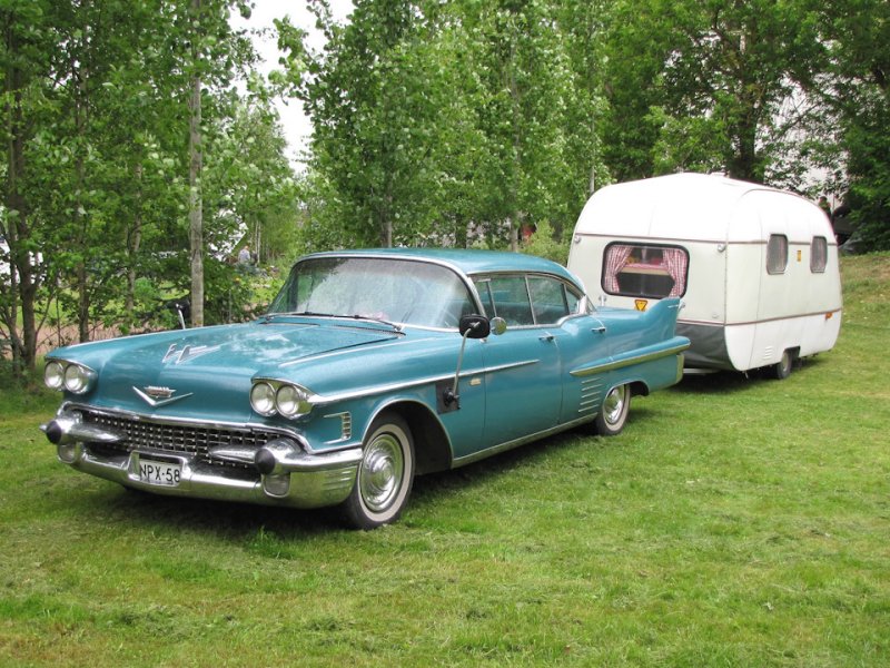 Cadillac Deville,1958… встреча, олдтаймер