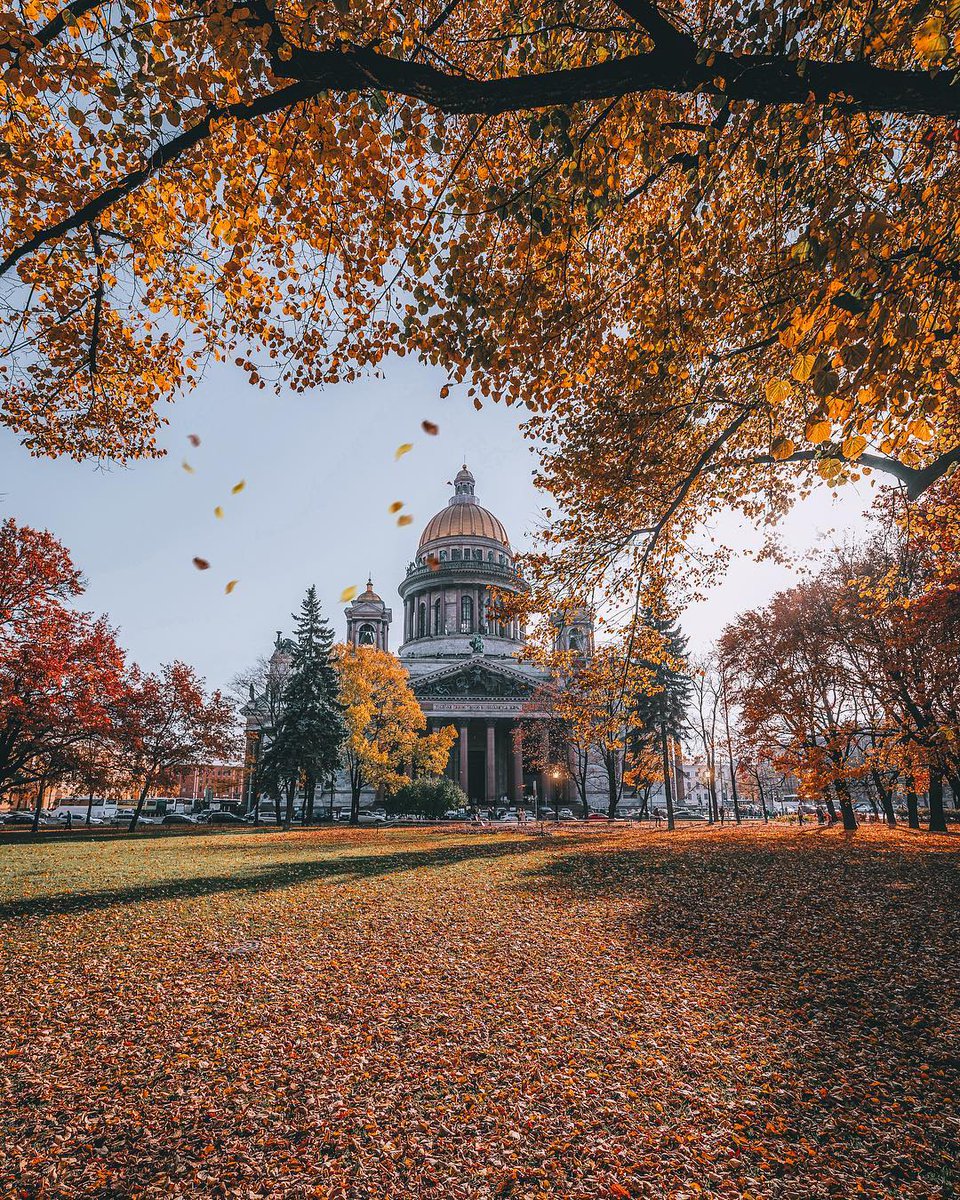 Александровский сад Питер осень