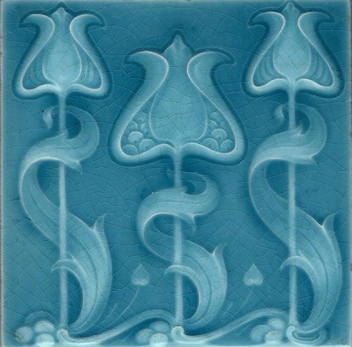 Керамическая плитка в стиле Art Nouveau 