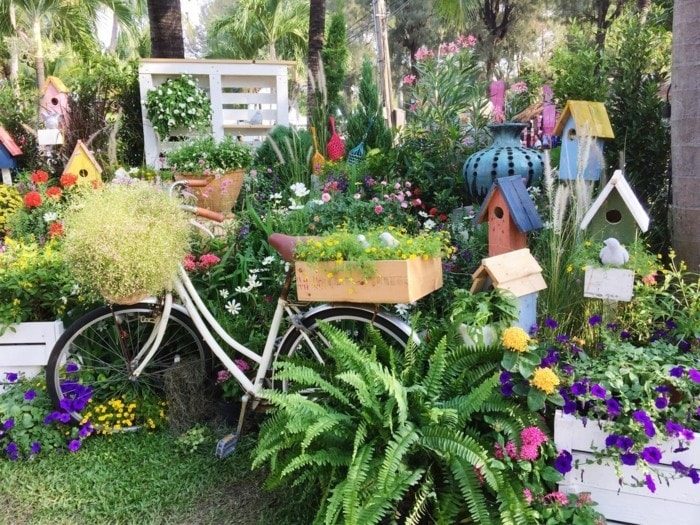 Вело-декор для вашего сада