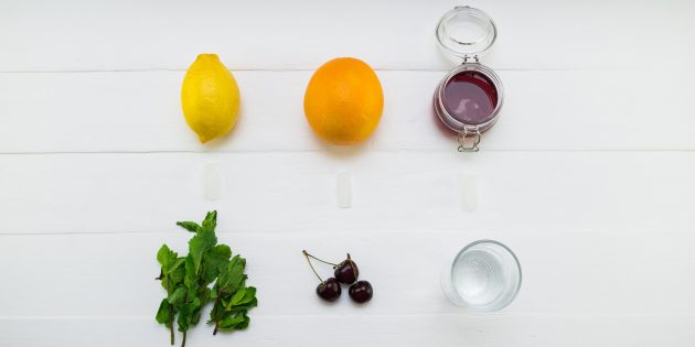 вишнёвый лимонад: ингредиенты