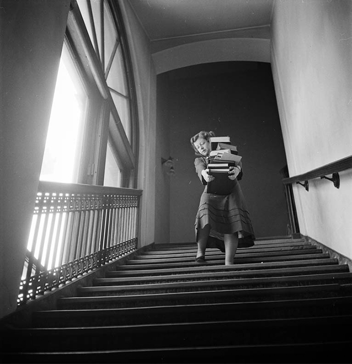 Student At Columbia University, 1948