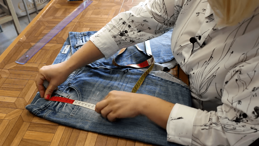 Шьем модную юбку из старых джинсов всего за час части, затем, будет, кокетки, часть, можно, собой, линию, просто, сделать, верхней, желании, дополнить, середина, детали, принципу, пояса, между, ткани, выборе