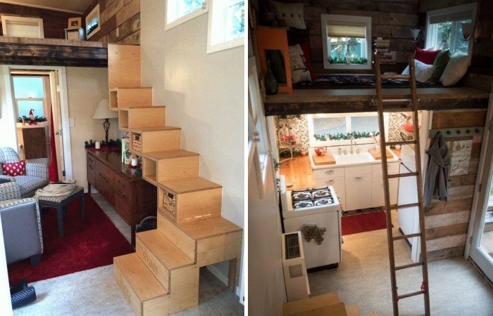 Для увеличения жизненного пространства Мишель Бойль сделала высокий потолок (My Empty Nest»). | Фото: youtube.com.