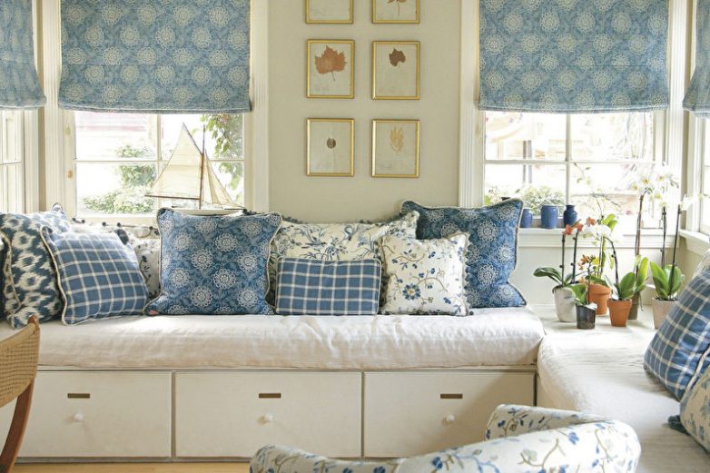 Шторы в стиле прованс Шторы в стиле прованс интерьер и дизайн