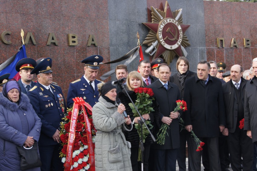 20.02.2013 на Мемориале, состоялось захоронение останков пилотов, погибших летом 1942 года в р-не Бабук-Аула