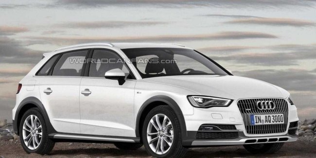 Audi выпустит приподнятую версию хэтчбека A3? автомобили,Ауди,Новые модели