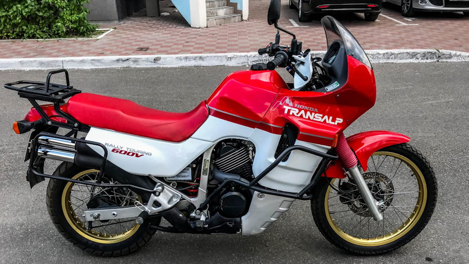 30-летняя Honda Transalp удивила своим качеством Марки и модели,мотоцикл,ретро