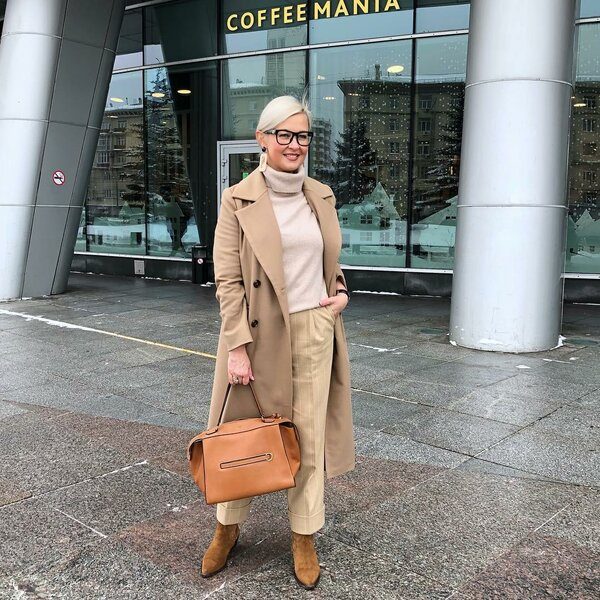 Стильные весенние образы для женщин за 50 