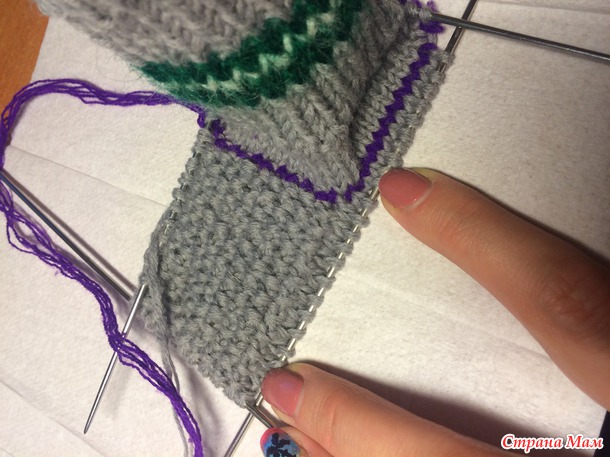 Необычный способ вязания пятки: мастер-класс Необычный способ вязания пятки: мастер-класс вязание