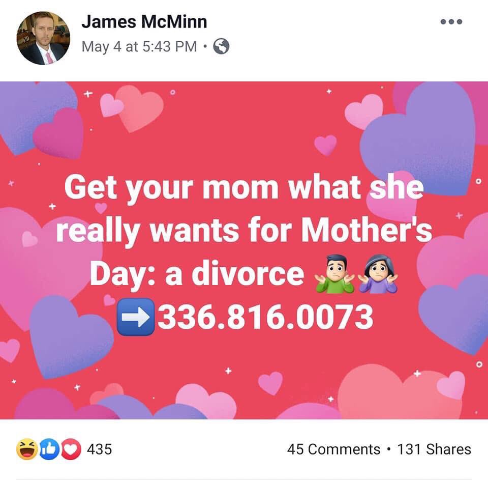 Адвокат так шутит про развод, что от клиентов нет отбоя Адвокат так шутит про развод, что от клиентов нет отбоя