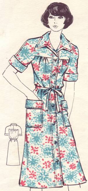 Выкройка женского халата-кимоно, автор Лида Калинина