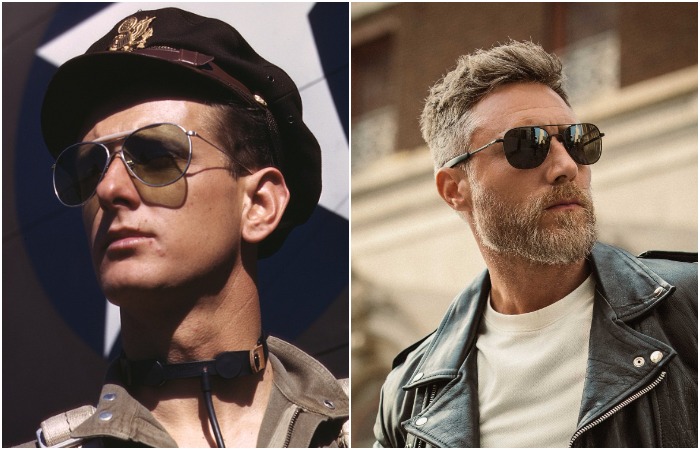 Один из самых ярких примеров заимствования аксессуара из армейской формы. /Фото: en.wikipedia.org, randolphusa.com