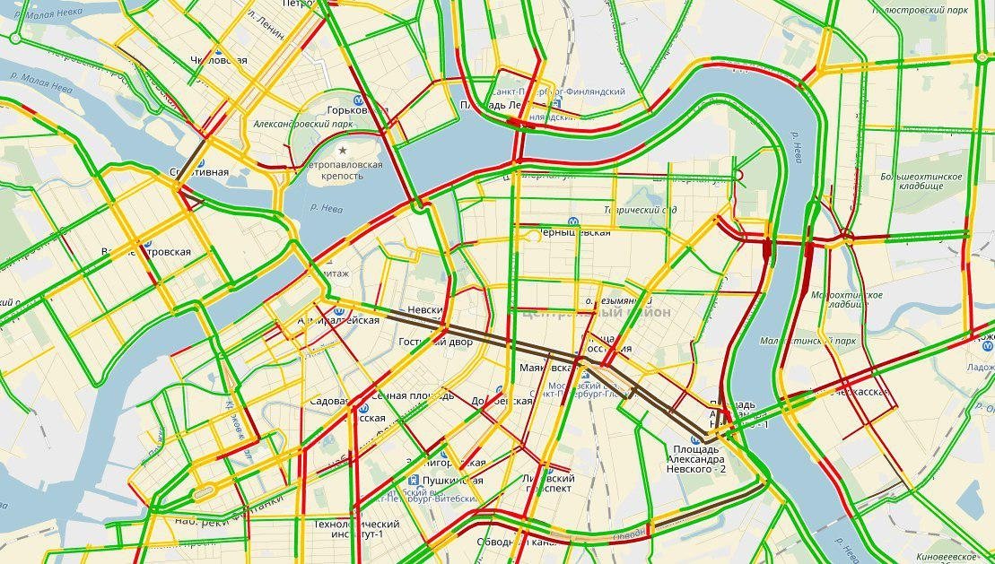 Где в санкт петербурге проходит