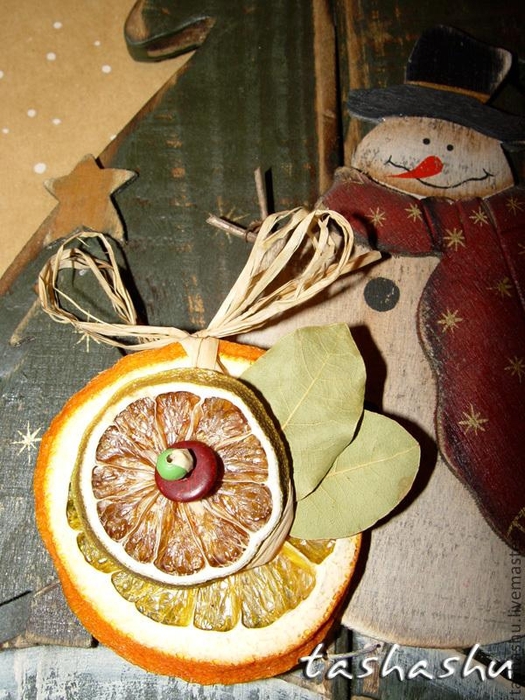Апельсиново-ароматный декор для елки: мастер-класс Апельсиново-ароматный декор для елки: мастер-класс домашний очаг