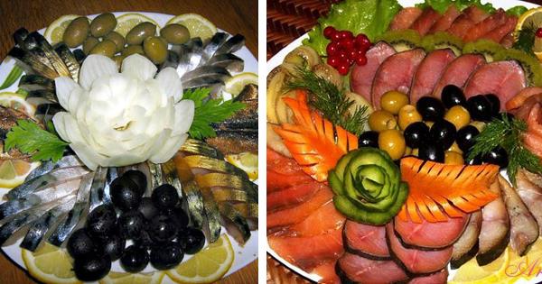 Красивые рыбные нарезки на Новогодний стол! Красивые рыбные нарезки на Новогодний стол! готовим дома