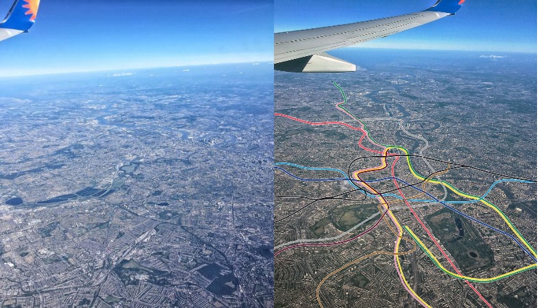 Фотография Лондона с высоты превратилась в 3D-карту метрополитена