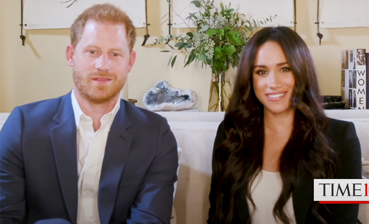 Меган Маркл и принц Гарри выступили на виртуальном саммите TIME100 Talks
