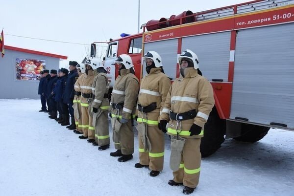 В Курской области открыли новое пожарное депо Хорошие, добрые, новости, россия, фоторепортаж
