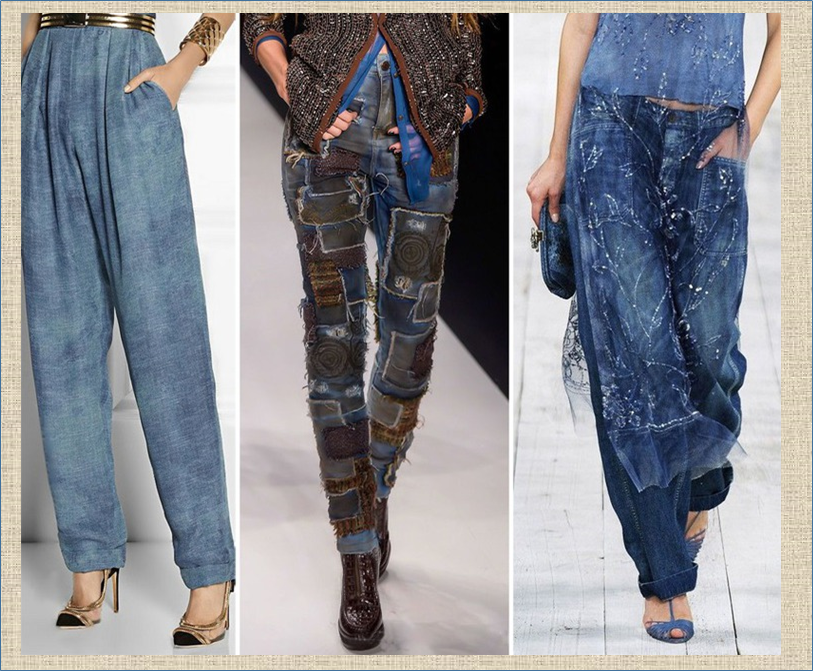 Буйство декора в джинсовых изделиях , или невероятное индиго - 55 коллажей и 160 волшебных примеров вдохновляемся,декор,мода,одежда