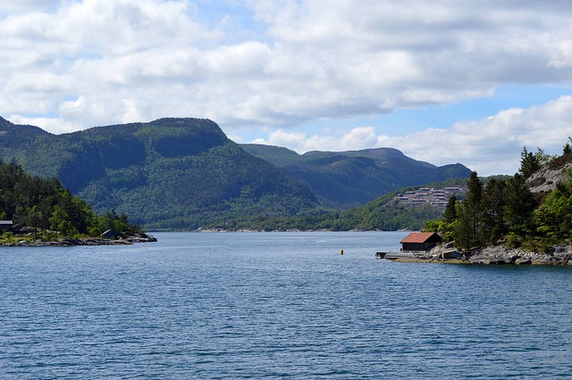 Люсе-фьорд , Норвегия авиатур