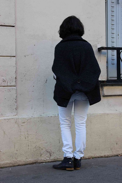 Переделка пальто в стильный кейп Переделка пальто в стильный кейп одежда