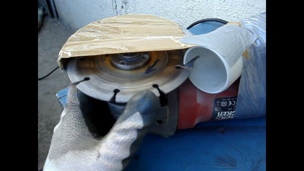 Как резать бетон, гипс и кирпич болгаркой без пыли самоделкин,сделай сам,советы