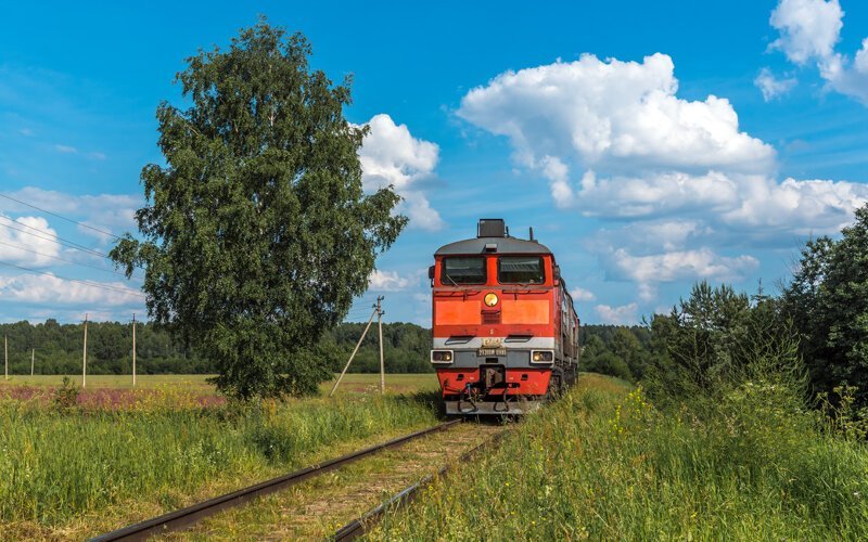 Романтическое железнодорожье путешествия