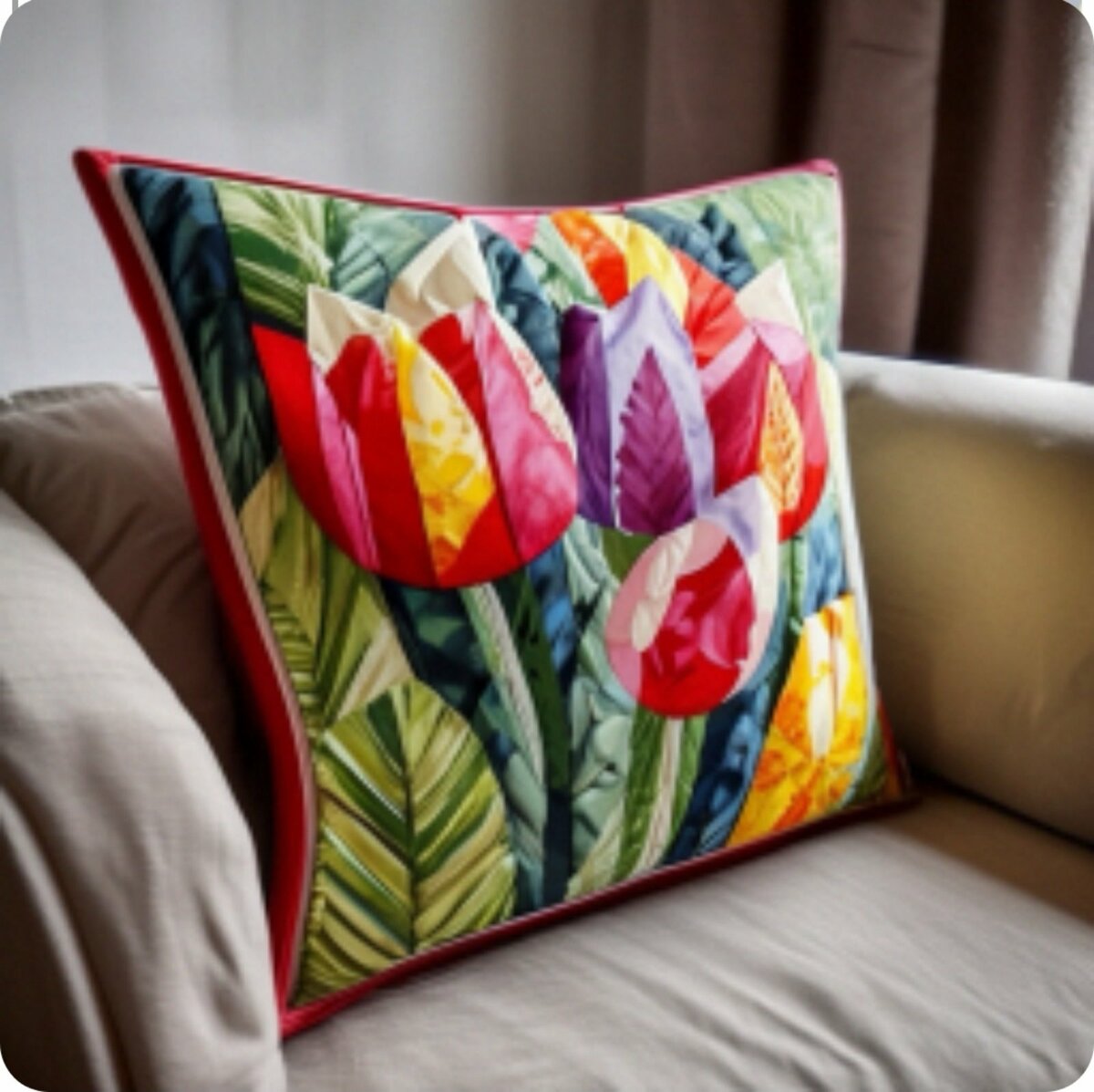Побалуйте себя красотой и роскошью потрясающей коллекции подушек с изображением нежных цветов.-3-7