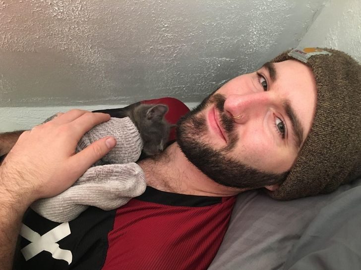 Люди, которые взяли домой котенка и по уши влюбились в это мелкое озорное чудо Люди, которые взяли домой котенка и по уши влюбились в это мелкое озорное чудо