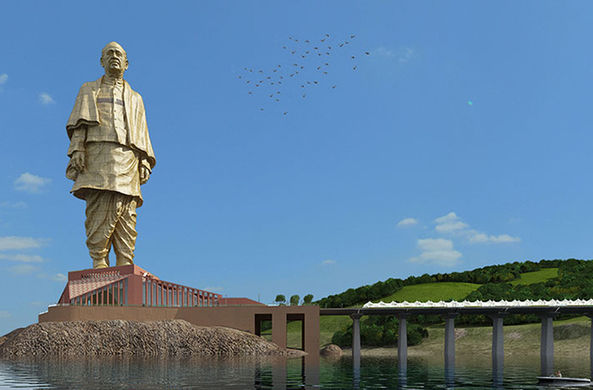 Высочайшая статуя в мире открыта в Индии