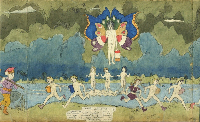 Как художник, признанный «умственно отсталым», 60 лет рисовал девочек-воительниц: Нереальное королевство Генри Дарджера Как художник, признанный «умственно отсталым», 60 лет рисовал девочек-воительниц: Нереальное королевство Генри Дарджера