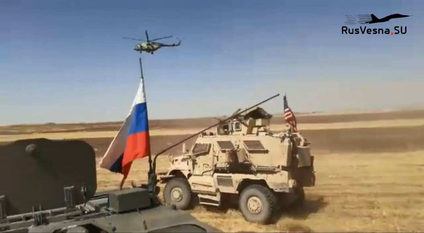 Как армия России гоняла военных США в Сирии