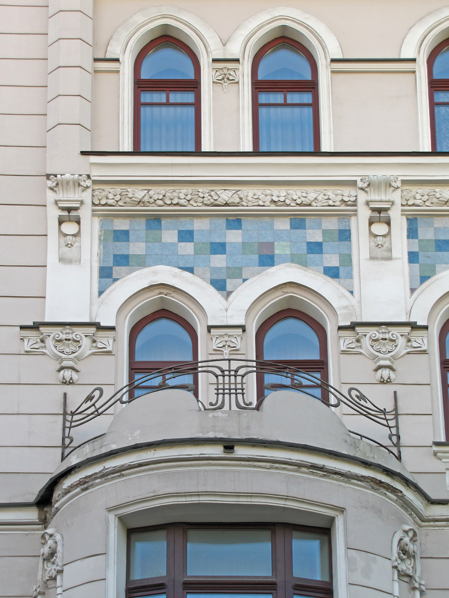 Причудливый декор московских домов в стиле модерн, ч.7