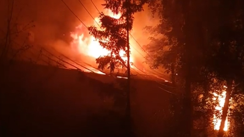 Пожар на гоголя. Сгоревший дом Верхнеяркеево. Владивосток горит здание на Гоголя.