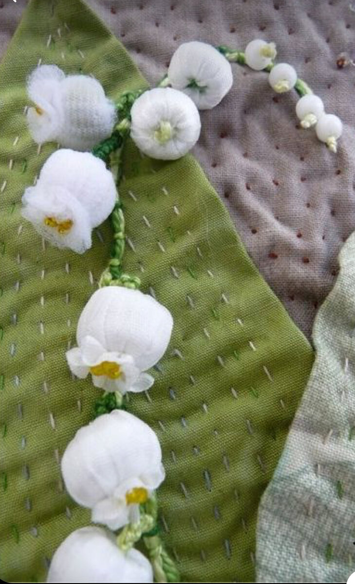 Ландыши- любимый цветок французских модниц и не только, схемы и образцы для вас вдохновляемся,декор,мода