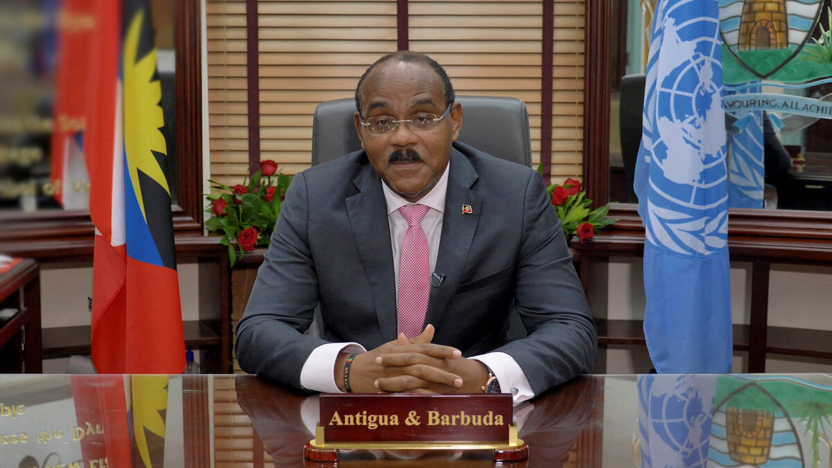 Гастон Браун, премьер-министр Антигуа и Барбуды