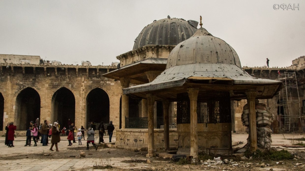 Сирия: эксперты восстанавливают мечеть Омейядов в Алеппо — видео ФАН