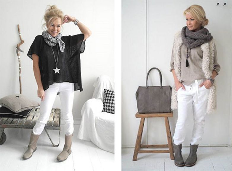 Стильный эффектный casual: 6 очаровательных образов для зрелых дам