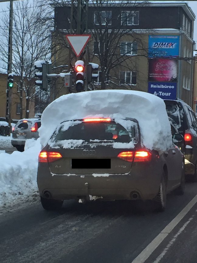 Русская Зима - укрепляем крыши авто