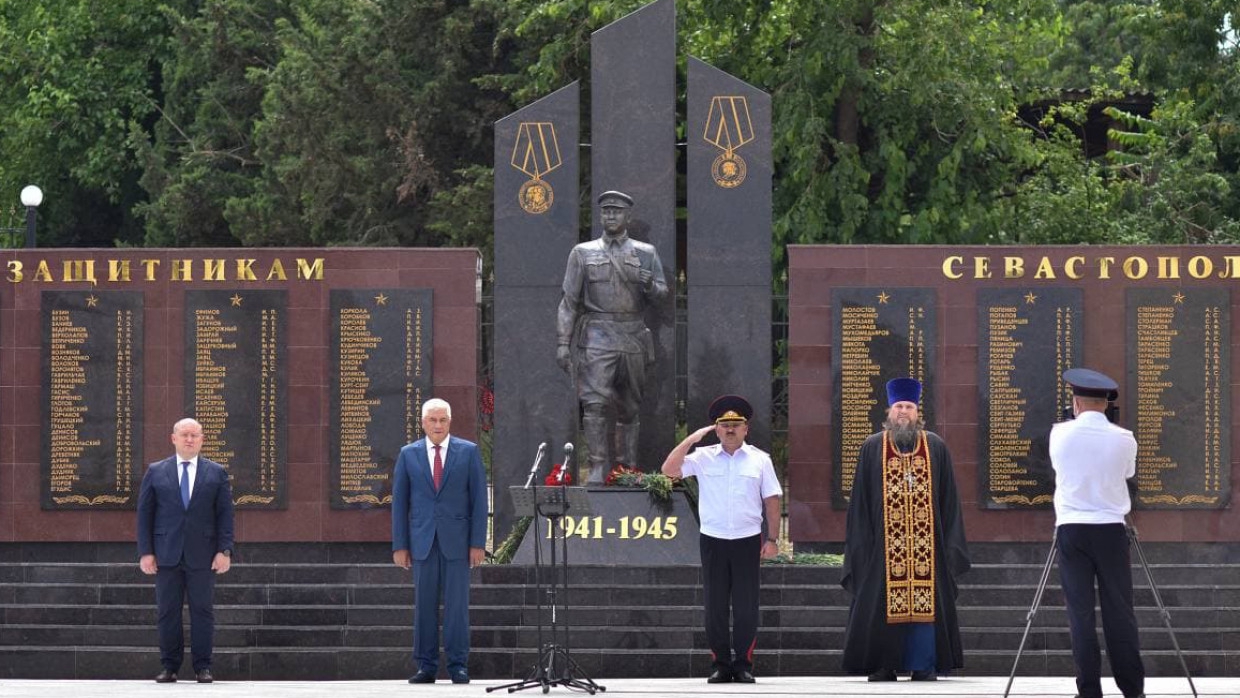 Колокольцев принял участие в открытии мемориала милиционерам – защитникам Севастополя