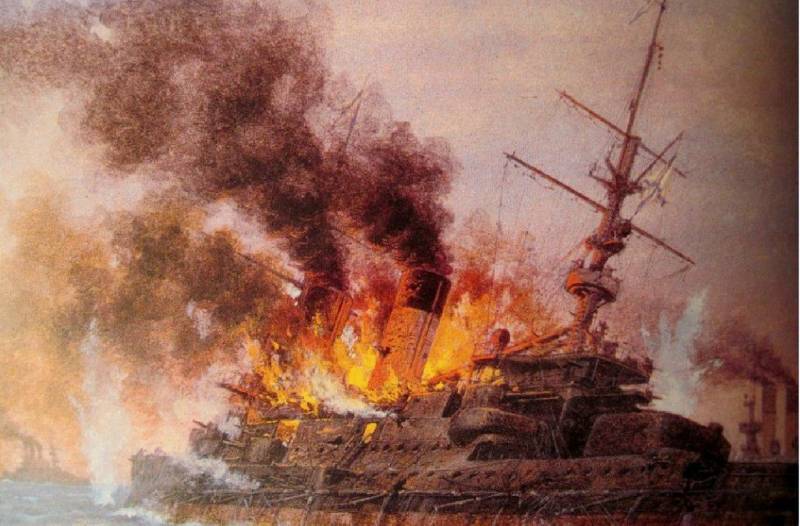 Цусима: пожары