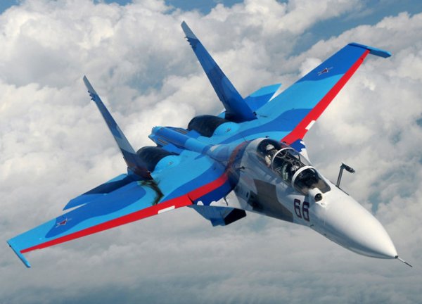 Су-30 нагнал ужас на пилотов самолёта ВВС США над Чёрным морем