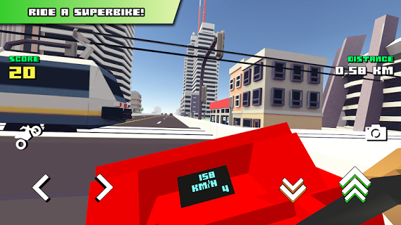 Blocky Moto Racing screenshot