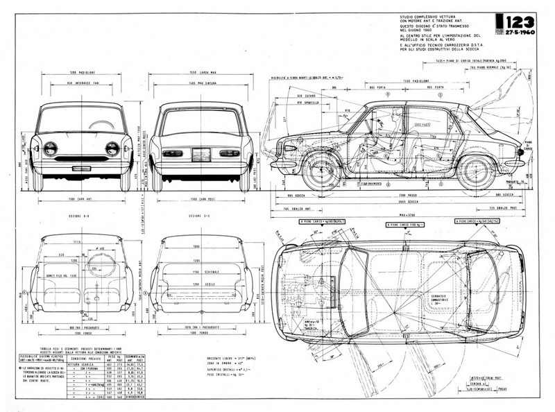 Передний разворот fiat 124, авто, жигули, история, ссср, факты