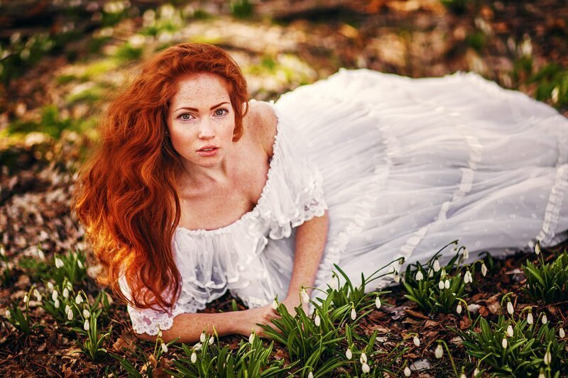 1. Инквизиция, девушка, костер, красота, рыжая, рыжие волосы