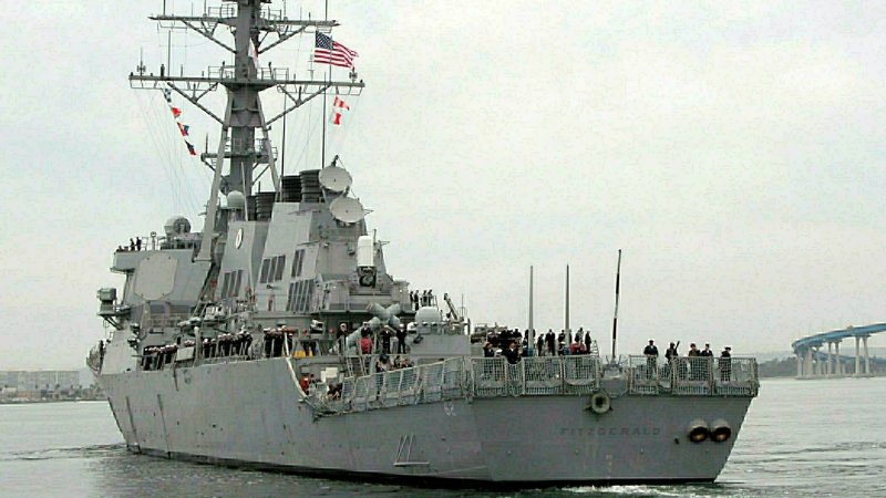 Моряки, пропавшие на американском эсминце, найдены мертвыми