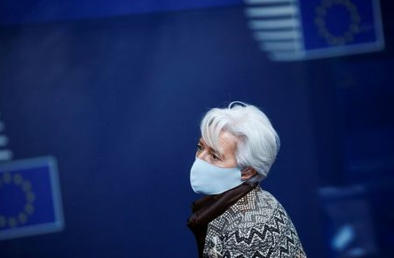 European Central Bank President Christine Lagarde leaves an EU summit amid the coronavirus disease (COVID-19) outbreak in Brussels, Belgium December 11, 2020. Fransisco Seco/Pool via REUTERS